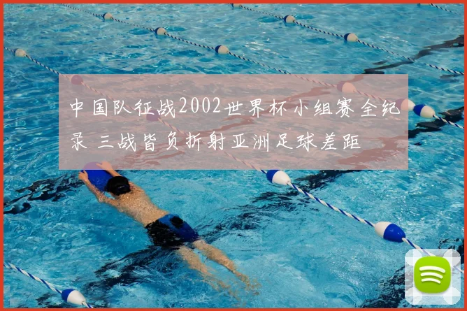 中国队征战2002世界杯小组赛全纪录 三战皆负折射亚洲足球差距